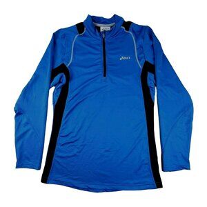 Asics Womens Pullover Training Jacket Electric Blue Size Medium  JH1434